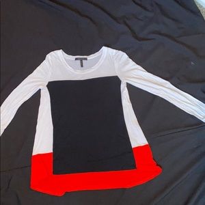 Bcbg longsleeve multicolored cotton light shirt